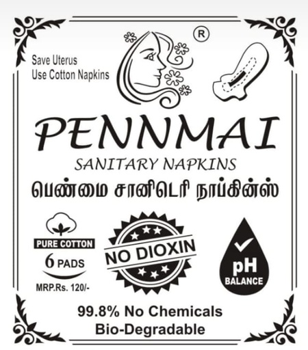 Penmai Pure Cotton Sanitary Napkins